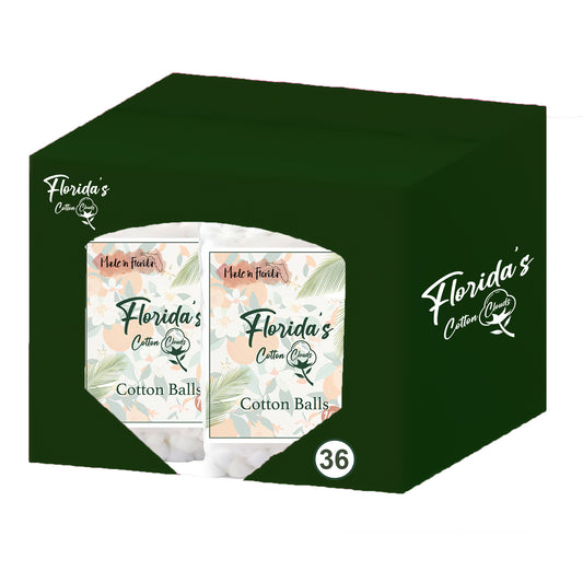 Cotton Balls PDQ Florida Green 36 Units