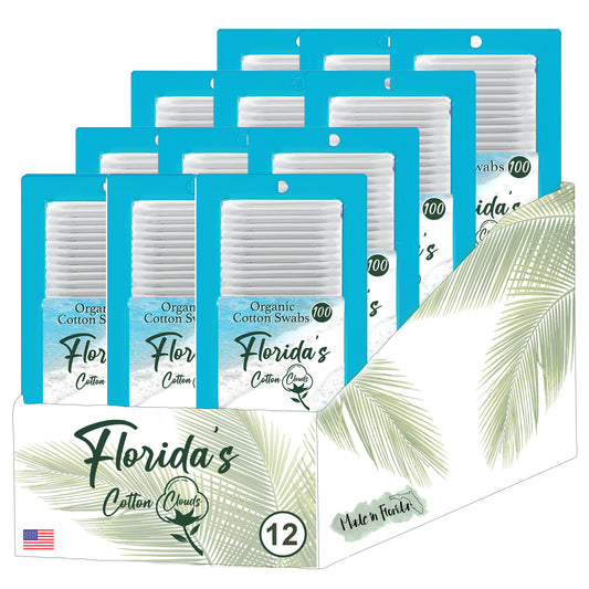 Florida's Cotton Clouds Organic Cotton Swabs
