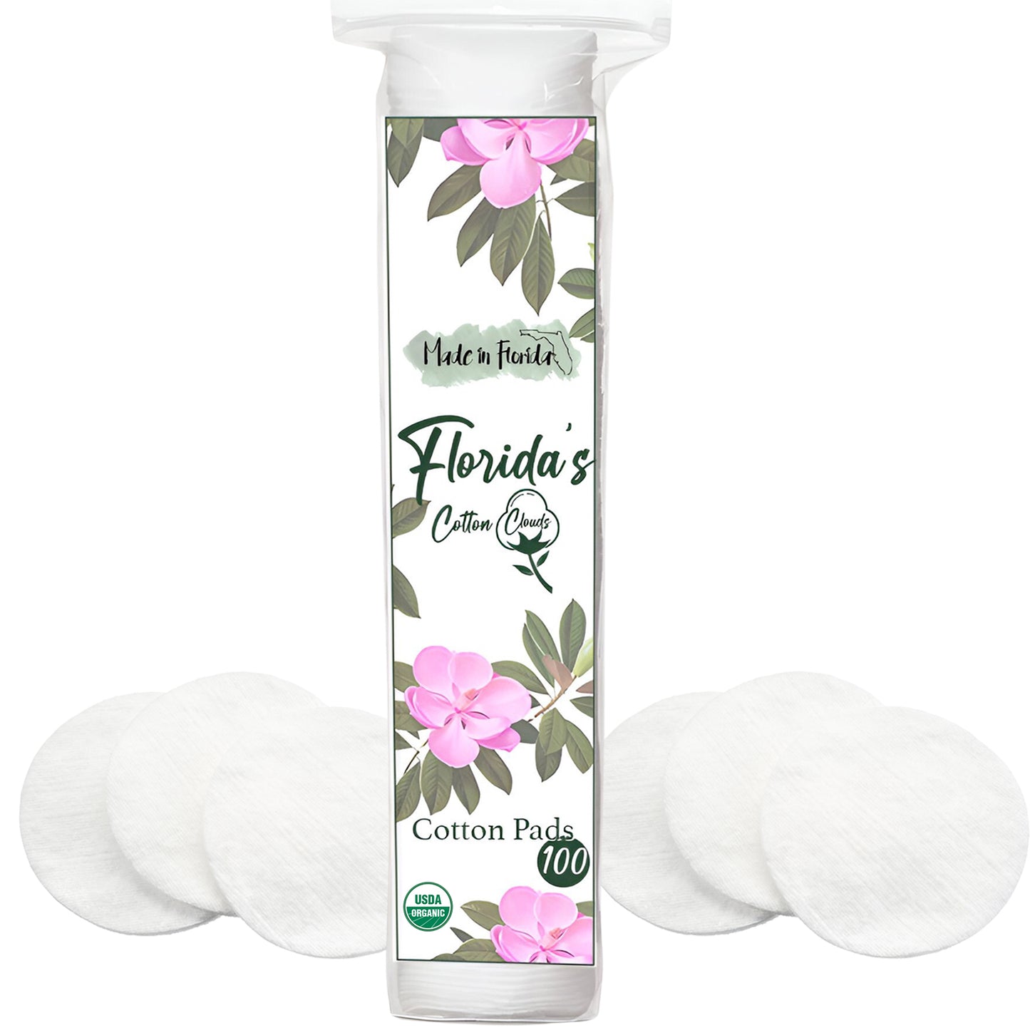 Florida's Cotton Clouds Organic Cotton Pads