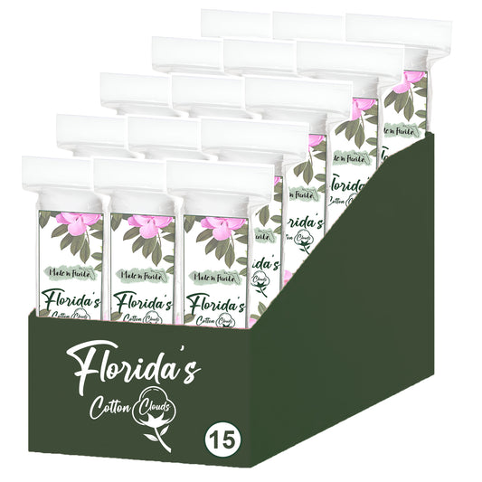 Organic Cotton Pads PDQ Florida Green 15 Units