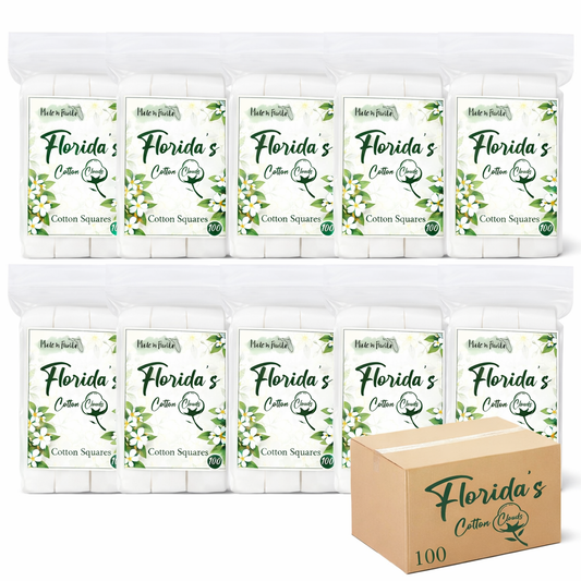 Cotton Squares Box 100 Units