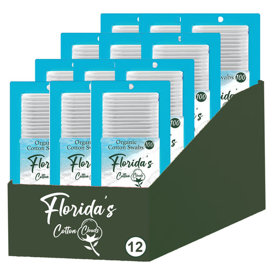 Florida's Cotton Clouds Organic Cotton Swabs