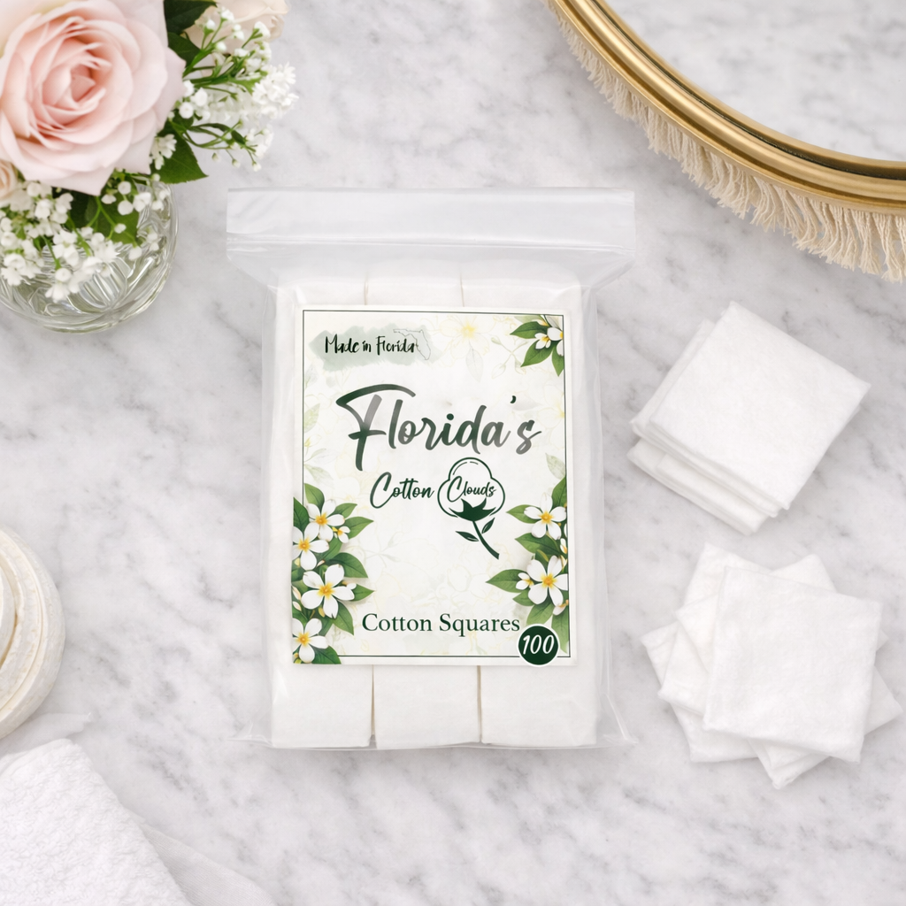 Cotton Squares, 100 Count