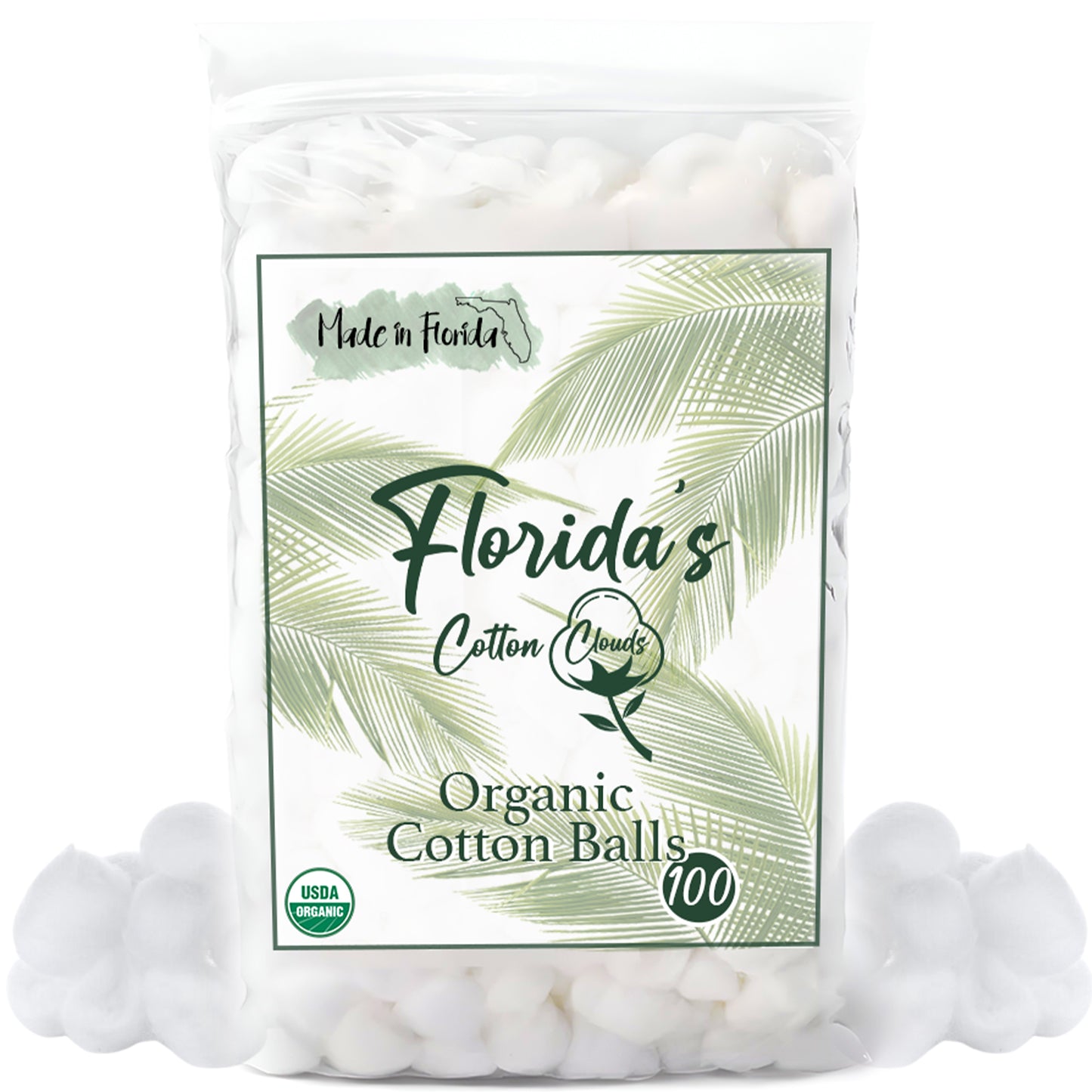 Florida's Cotton Clouds Organic Cotton Balls